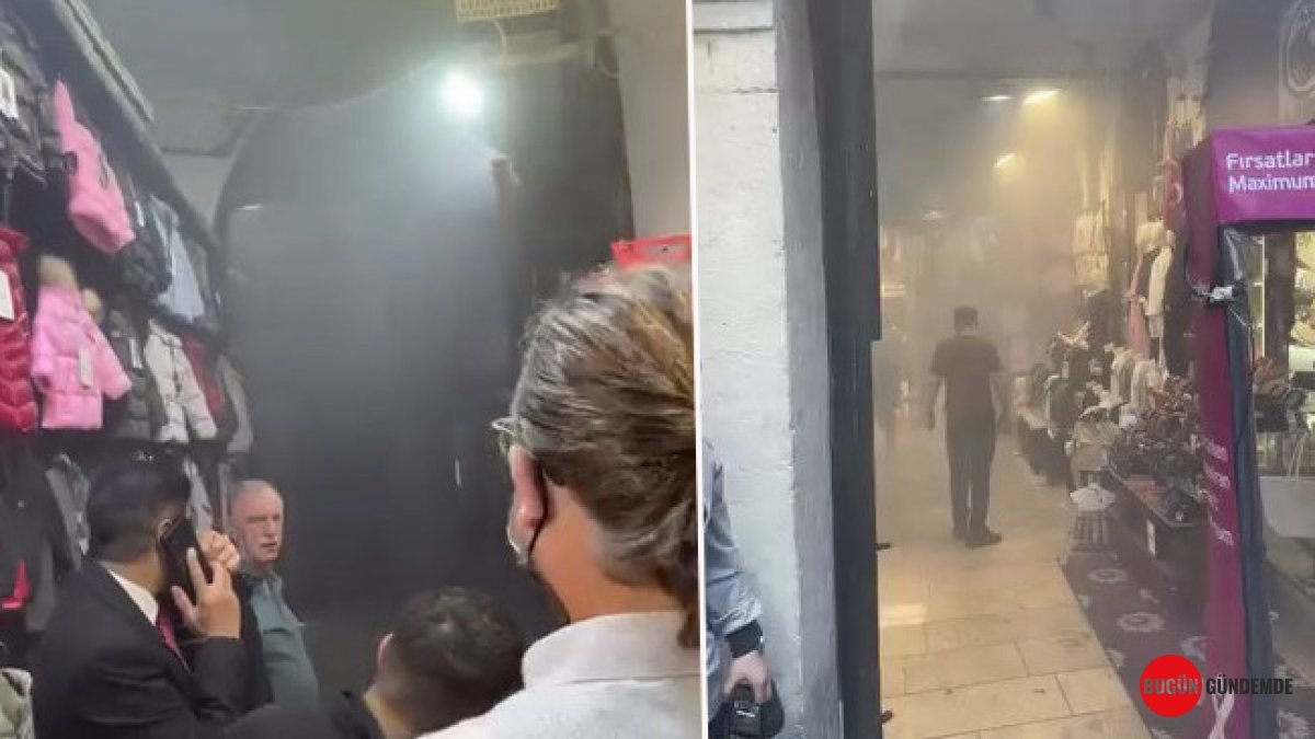 Kapalıçarşı'da Nefesler Tutuldu! Tarihi Yapıda Dehşet Anları: Yangın Külleri Üzerinden Tarih Konuştu