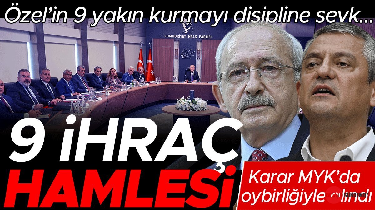 CHP'de Büyük İhanet İddiası! Kılıçdaroğlu'ndan 9 Milletvekiline Şok Ceza Yolda: İç Cephe Kabuk Mu Tutanıyor?