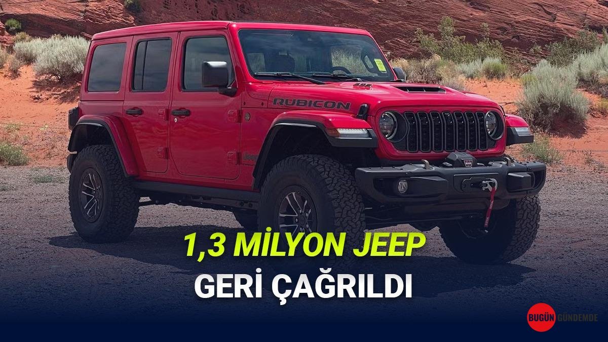 Jeep'ten Ağır Hata: 1.3 Milyon Araç Alev Alabilir! Acil Geri Çağrı Başladı
