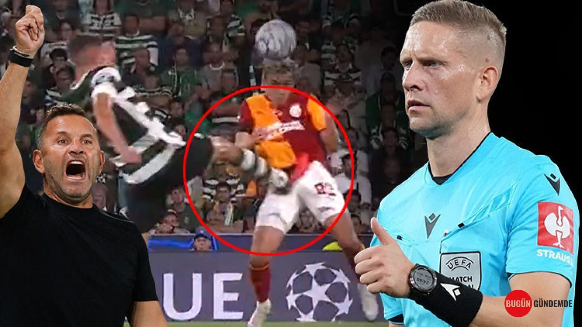 VAR OYUNA GİRDİ AMA KARAR DEĞİŞMEDİ! Galatasaraylılar Kırmızı Kart Beklerken Hakem Yerinde Kaldı: Şampiyonlar Ligi'nde Tartışmalı An!