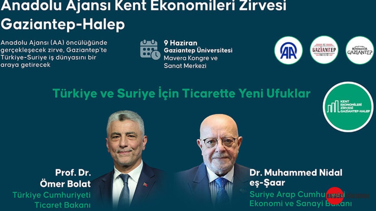 Türkiye ve Suriye'den Kritik Ticaret Hamlesi: Gözler Yarınki 'Kent Ekonomileri Zirvesi'nde!