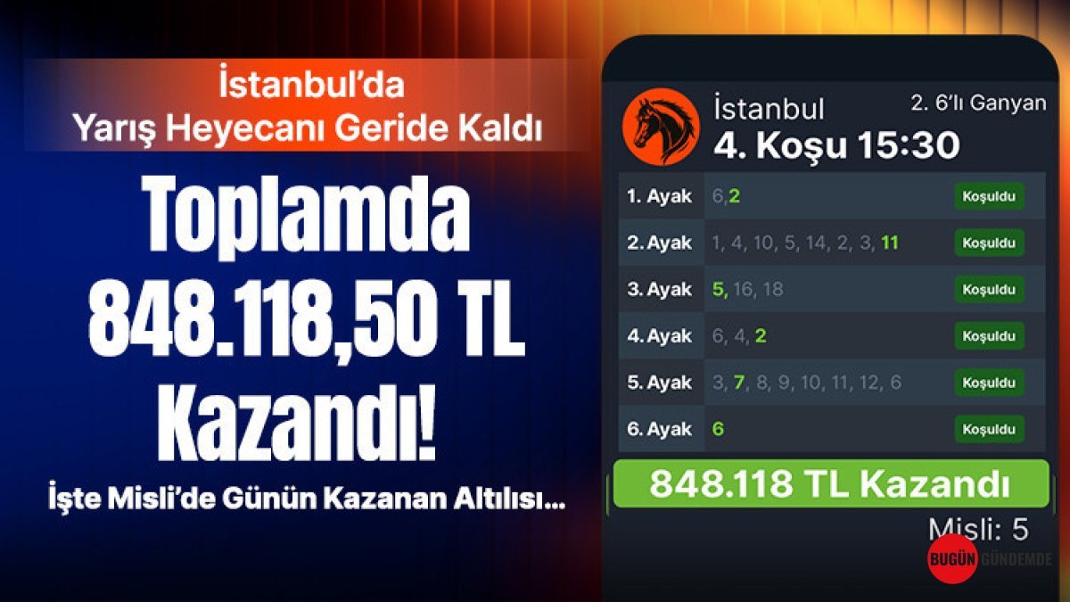 İstanbul'da 848 Bin TL'lik Dev İkramiye! İşte O Şanslı Kupon ve Sürpriz Kazananlar
