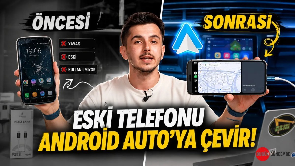 Çekmecenizdeki Eski Telefon Canlanıyor: Arabanız Artık Kablosuz Android Auto İle Sahne Alıyor!