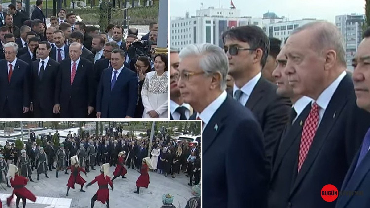 Tarihi An! Erdoğan ve TDT Liderleri Türk Dünyası İçin Dev Adım Attı: Beştepe'de Buluşma ve Park Açılışı!