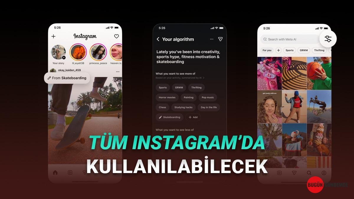 Instagram'dan Radikal Değişiklik: ANA AKIŞ ARTIK SİZİN KONTROLÜNÜZDE!
