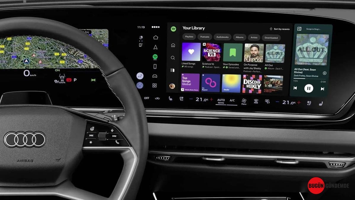 Telefonunuz Çantada Kalsın: Audi'den Devrim Niteliğinde Spotify Yeniliği! Artık Bağlantıya Gerek Yok!