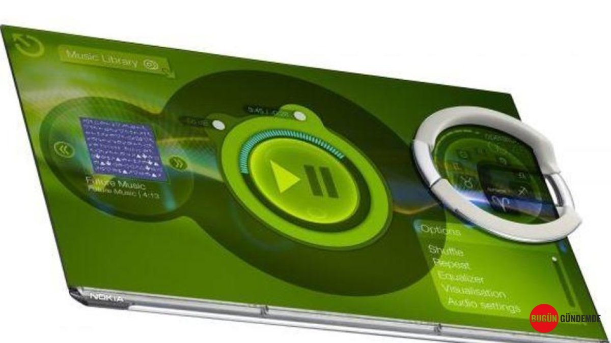 Nokia'nın Gizli Arşivinden Çıkan Gelecek Vizyonları: Bileğe Sarılan Telefonlardan Kendi Kendini Temizleyen Cihazlara!