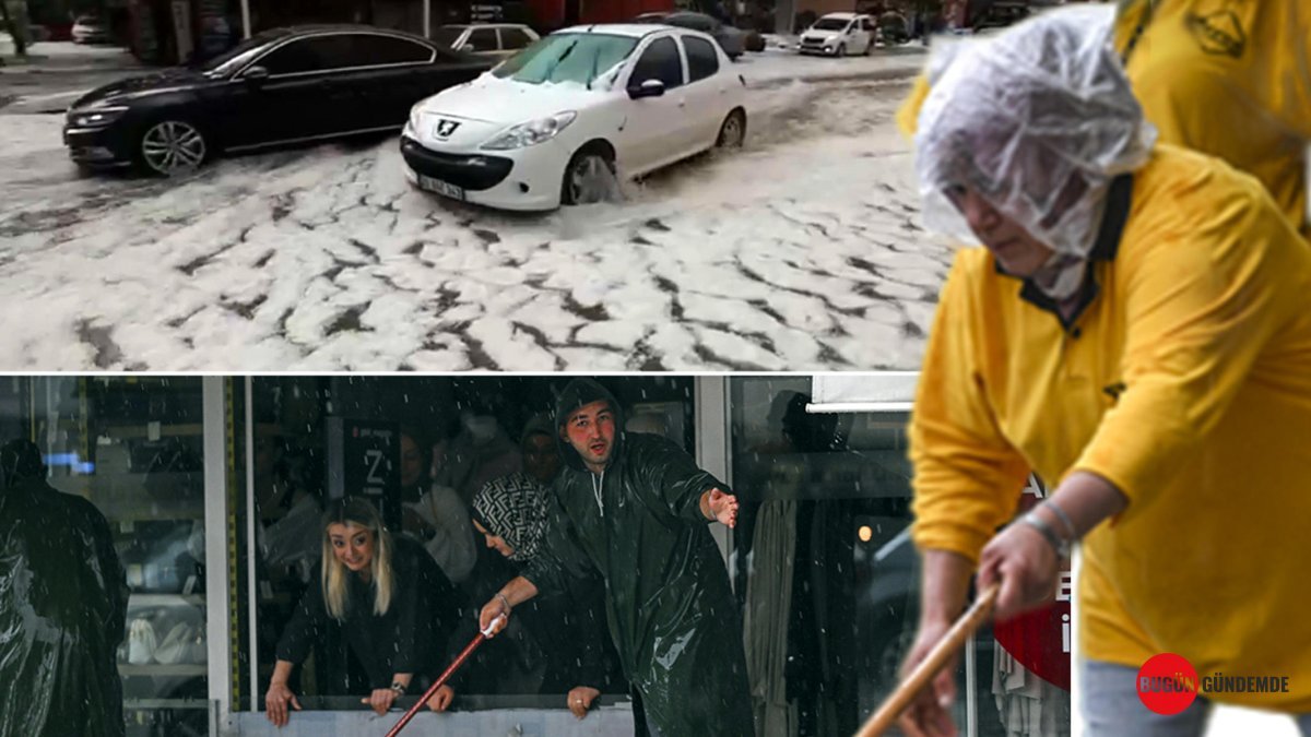 Başkent Buz Kesti: Gökyüzü Yeryüzüne Beyaz Örtü Bıraktı, Araçlar Sulara Gömüldü!