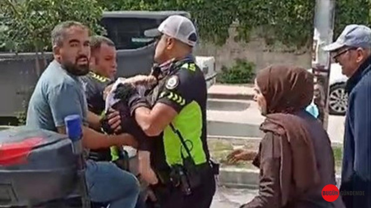 Kısa Bir Anda Hayat Kurtaran Kahramanlık: Bilinci Kaybolan Bebek İçin Polis Motosikletiyle Seferber Oldu!